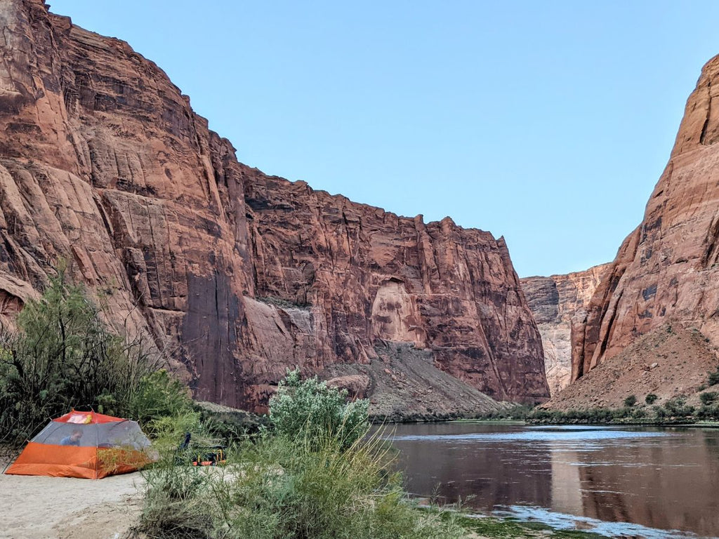 Canoeing Glen Canyon National Recreation Area with a Baby