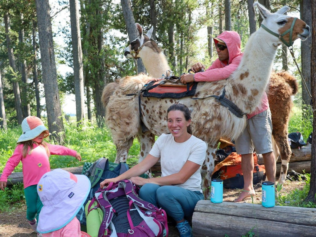 Llama Packing with Kids