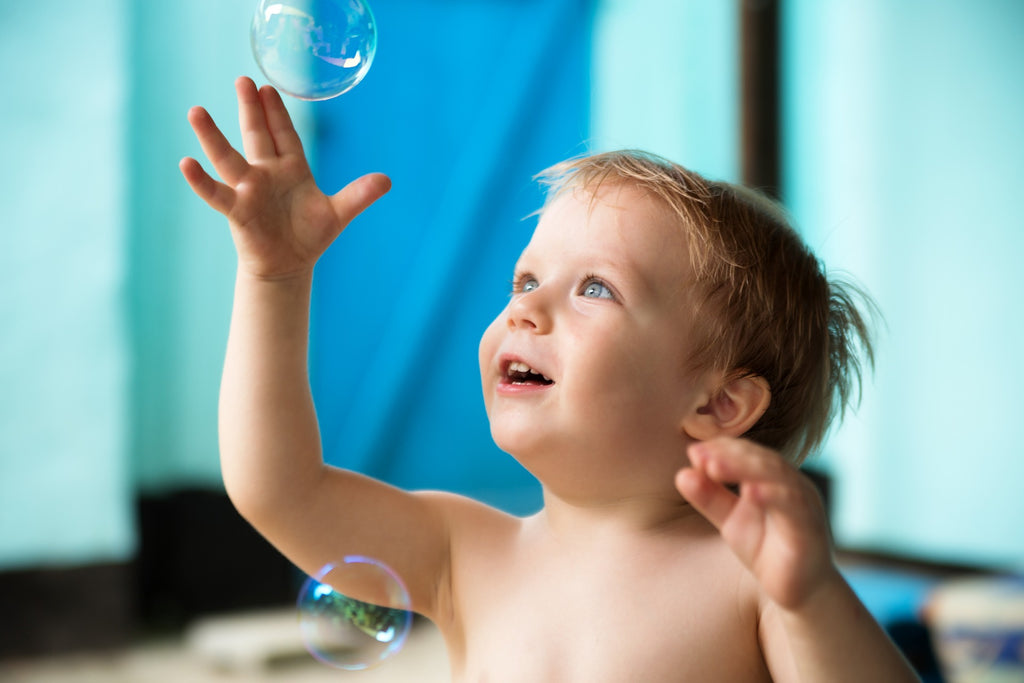 Outdoor Activities for Babies: Bubbles