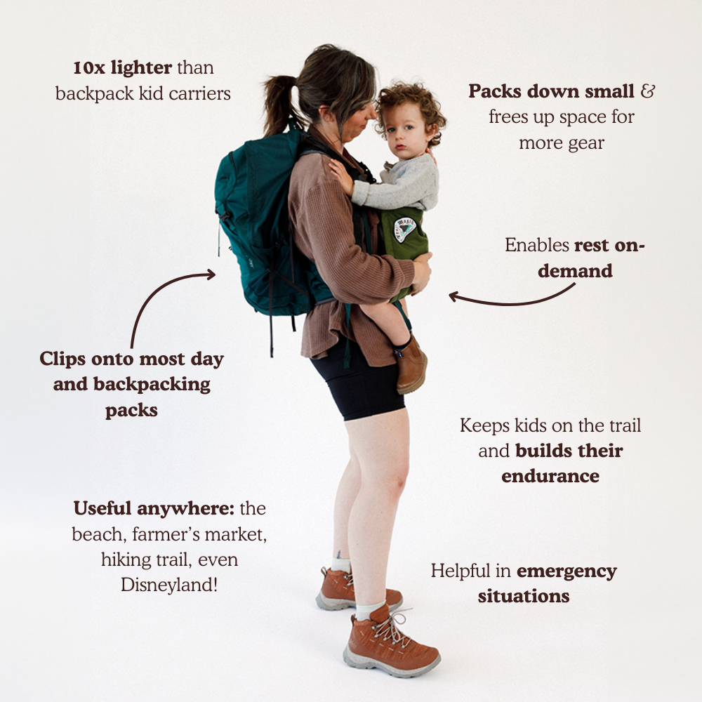 baby toddler hiking backpack Chicco SmartSupport Carrier, Lightweight Aluminum Foldable metal frame folds flat Multiple pockets including two water bottle pockets Thick padded shoulder pads and bolsters Easily stands on table with kickstand Canopy can be easily removed or folded back out of the way Max Weight The 6 Best Kid Carriers