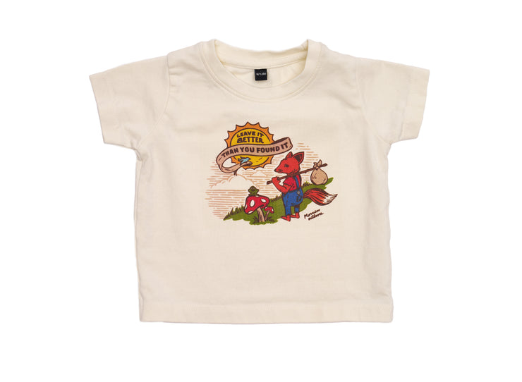 Leave It Better Than You Found It Fox Kids T-shirt
