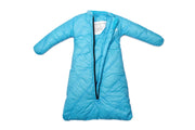 Little Mo 20° Down Baby Sleeping Bag Sky Blue Color Open View - Morrison Outdoors