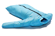 Little Mo 20° Down Baby Sleeping Bag Sky Blue Color Side View - Morrison Outdoors