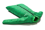 Little Mo 20° Down Baby Sleeping Bag Moss Green Color Side View - Morrison Outdoors